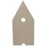 Poltrona Vescovina Greige di Lanfranco Benvenuti