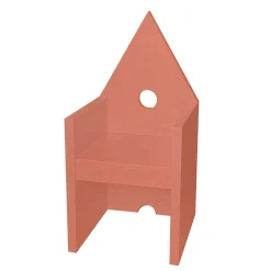 Poltrona Vescovina Orange di Lanfranco Benvenuti