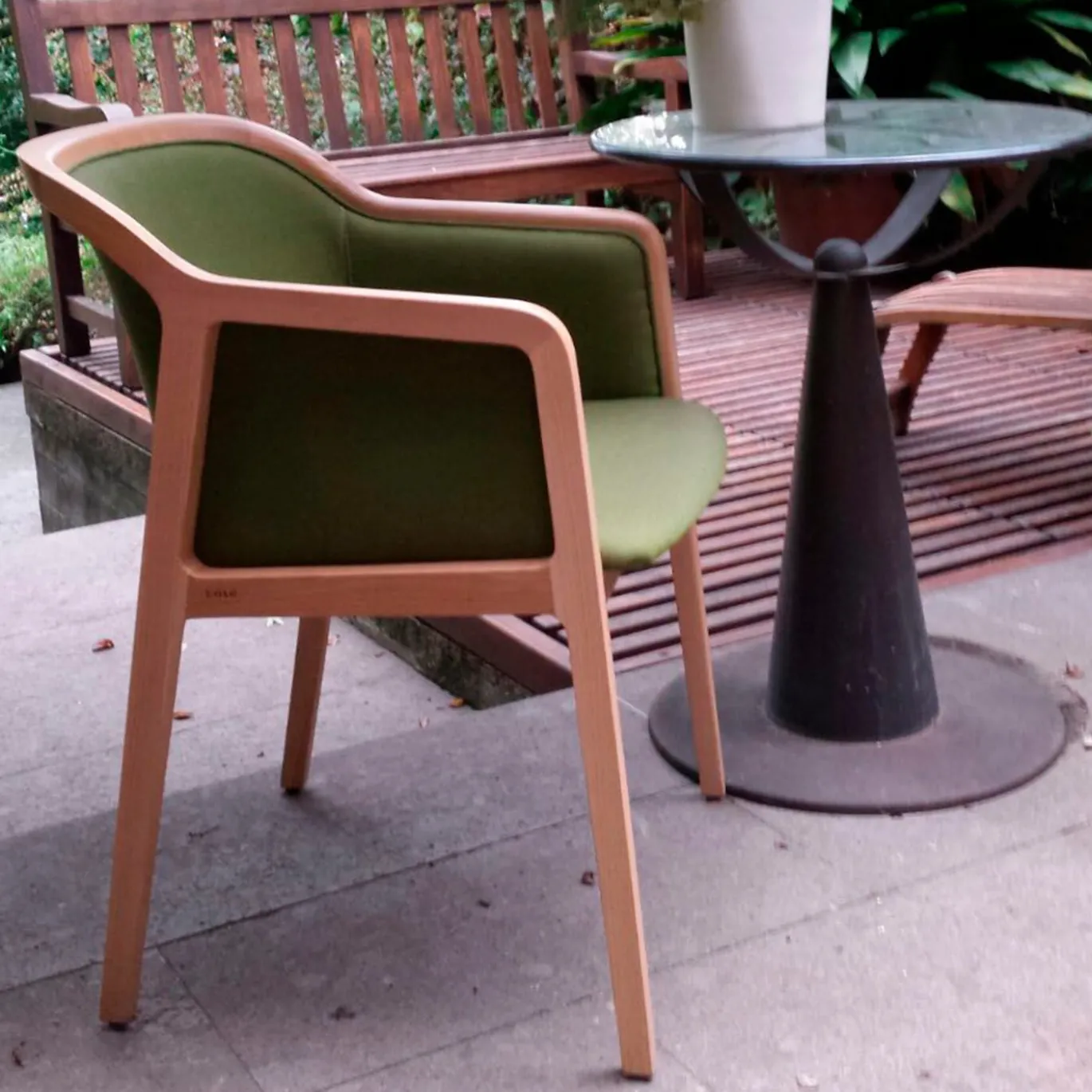Poltrona Vienna Topia Palm Green