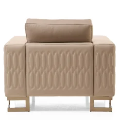 Poltrona Zaffiro Square-Based Beige