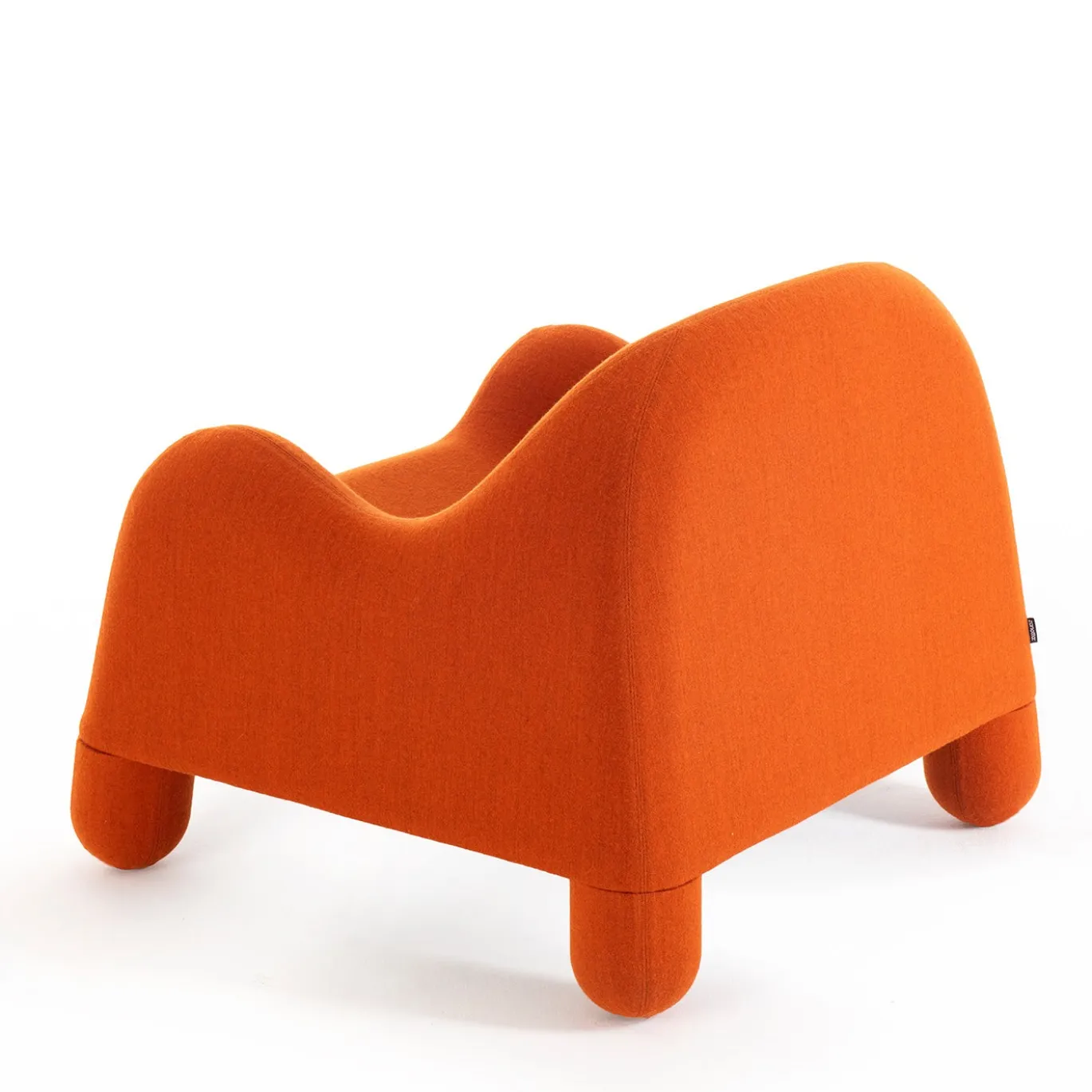 Poltroncina Gomma Arancione di De Pas, D'Urbino, Lomazzi