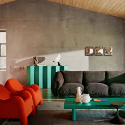 Poltroncina Gomma Arancione di De Pas, D'Urbino, Lomazzi