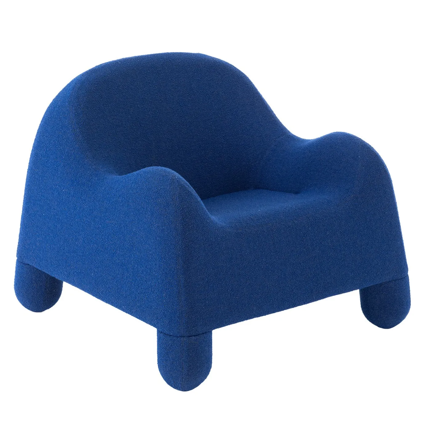Poltroncina Gomma Blu di De Pas, D'Urbino, Lomazzi