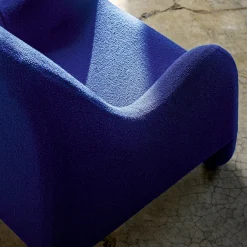 Poltroncina Gomma Blu di De Pas, D'Urbino, Lomazzi