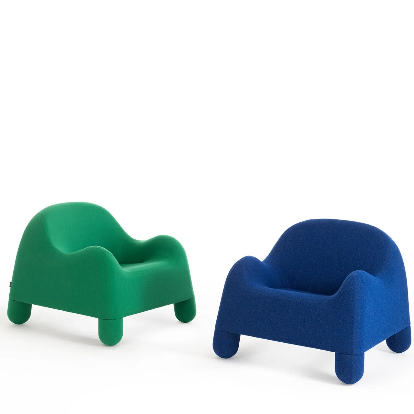 Poltroncina Gomma Blu di De Pas, D'Urbino, Lomazzi