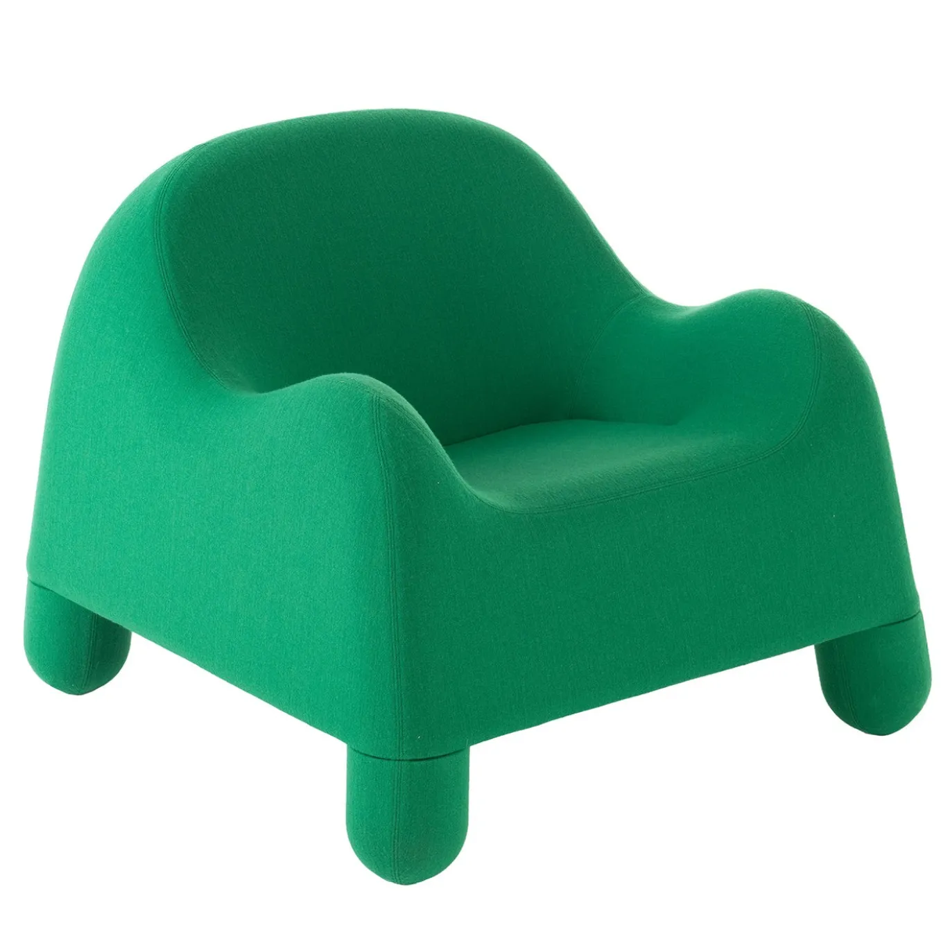 Poltroncina Gomma Verde di De Pas, D'Urbino, Lomazzi
