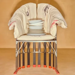 Poltroncina La Pagnotta Bianca di Gaetano Pesce
