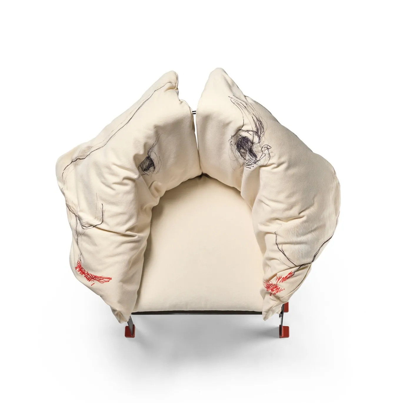 Poltroncina La Pagnotta Bianca di Gaetano Pesce
