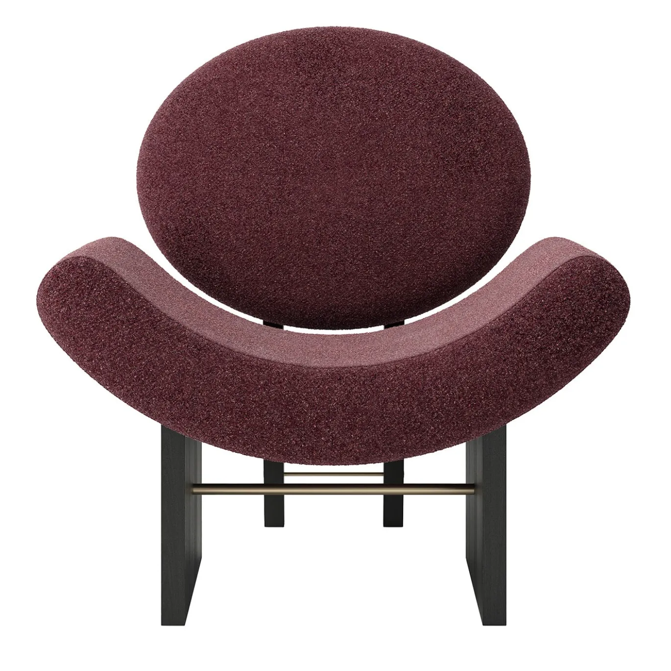 Poltroncina Onika Borgogna