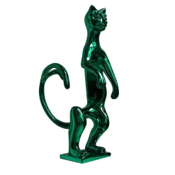 PoPCat Verde Scultura di Sauro Cavallini