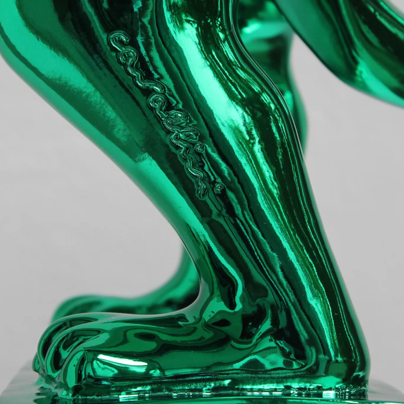 PoPCat Verde Scultura di Sauro Cavallini