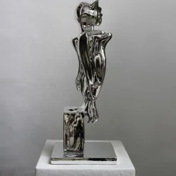 PoPOwl Argento Scultura di Sauro Cavallini
