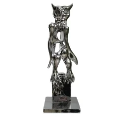PoPOwl Argento Scultura di Sauro Cavallini