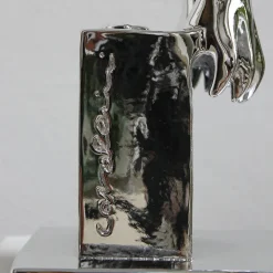 PoPOwl Argento Scultura di Sauro Cavallini
