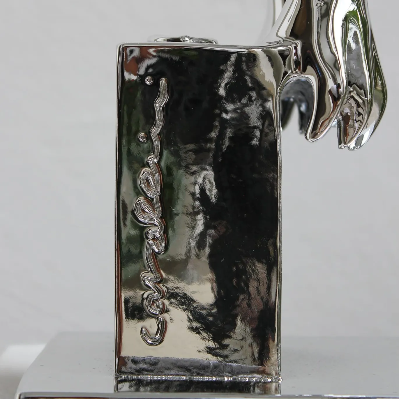 PoPOwl Argento Scultura di Sauro Cavallini
