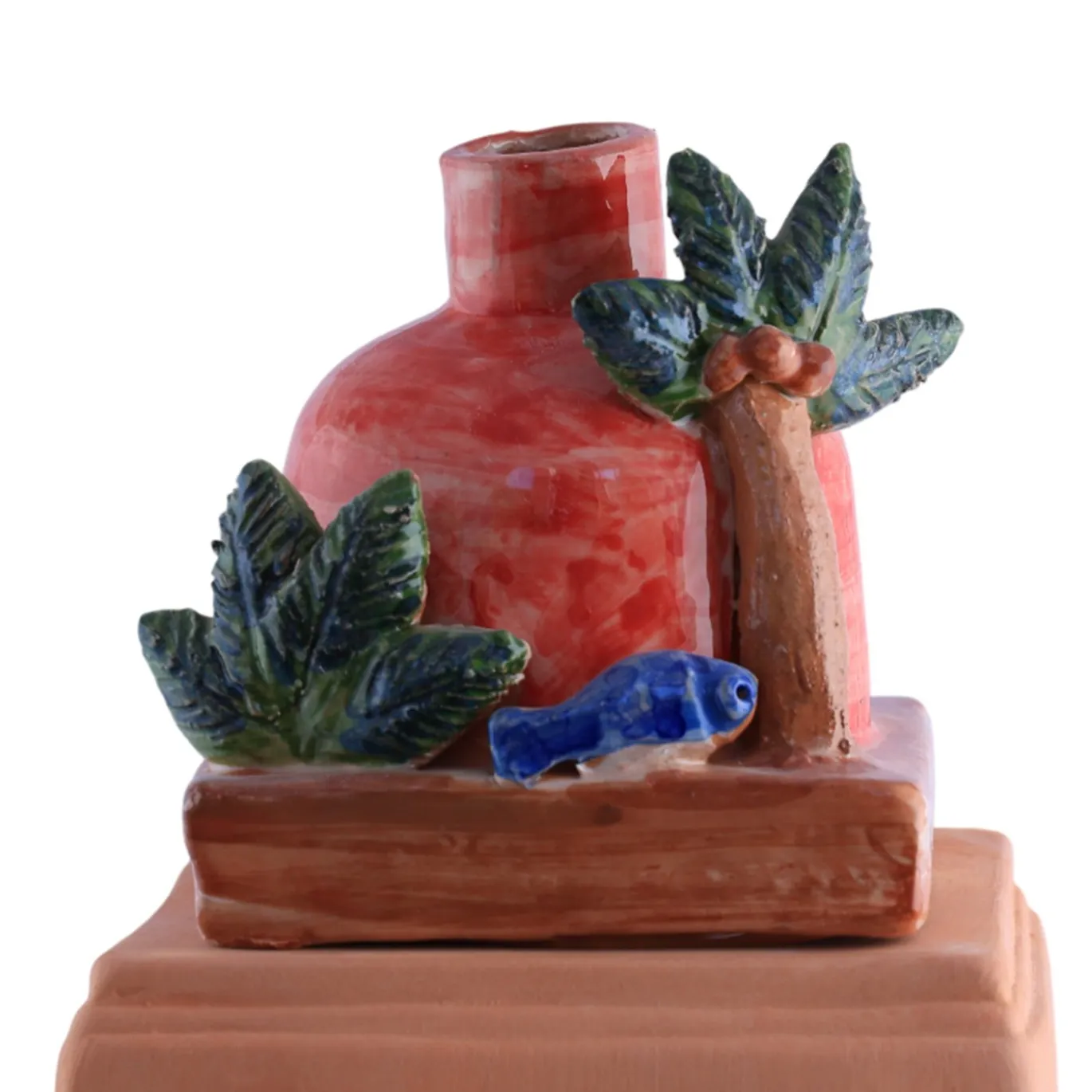 Portacandela in terracotta Felicissima San Cataldo