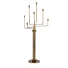 Portacandele da terra in ottone bronzato Talitha