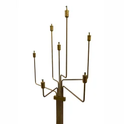 Portacandele da terra in ottone bronzato Talitha