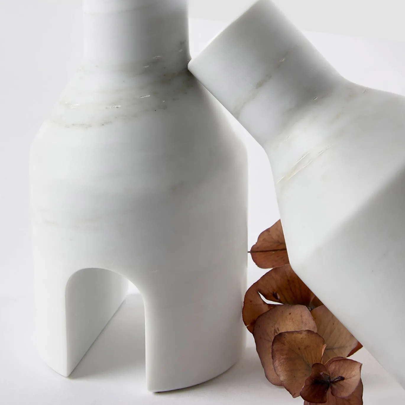 Portacandele Domus White di Cristian Visentin
