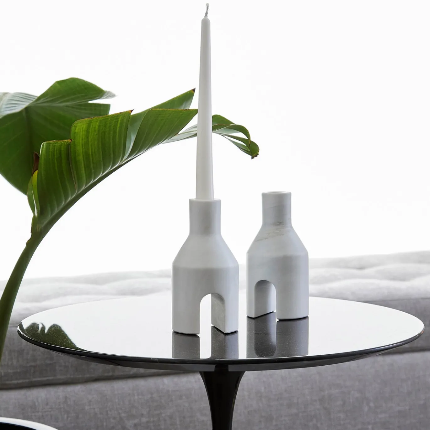 Portacandele Domus White di Cristian Visentin