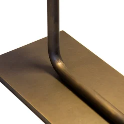 Portacandele doppio Gemini in ottone bronzato