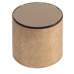 Portacandele Ebriat medio bronzo in cemento