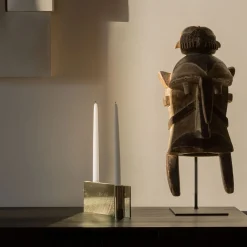 Portacandele Folio oro by Acconci-Bastiani