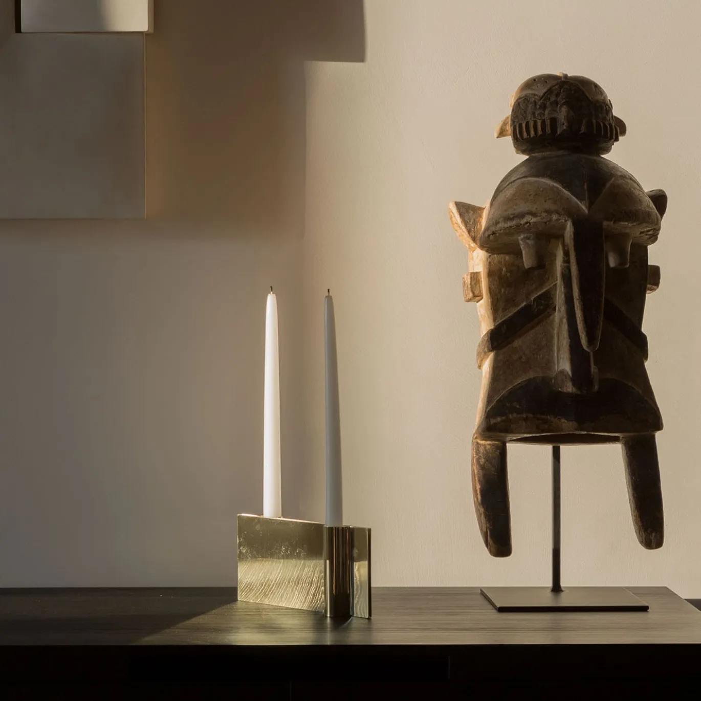 Portacandele Folio oro by Acconci-Bastiani