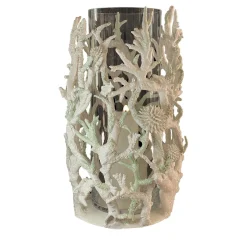 Portacandele in ceramica Abissi Flambeau