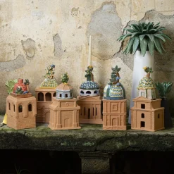 Portacandele in terracotta Felicissima San Giorgio Dei Genovesi