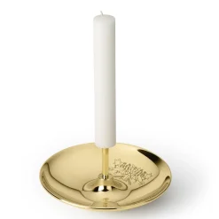 Portacandele oro in ottone lucido di Studio Job