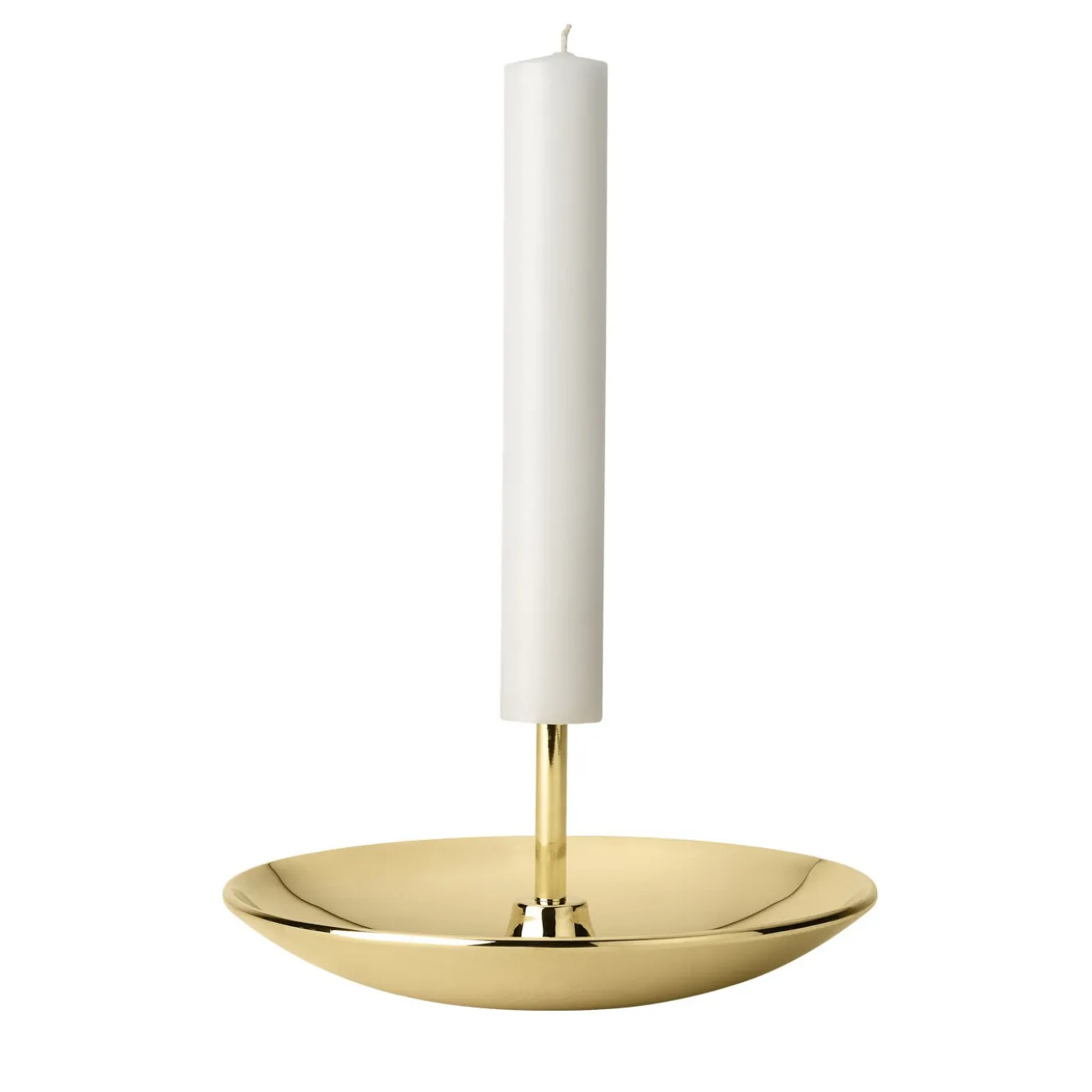 Portacandele oro in ottone lucido di Studio Job