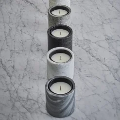 Portacandele Pietra L11 in Georgette® di seta