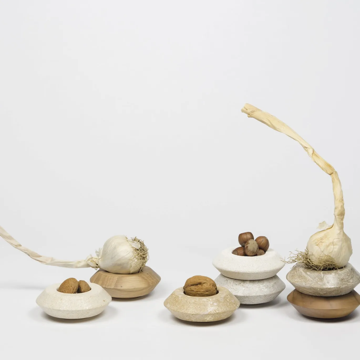 Porta tealight in legno Strato