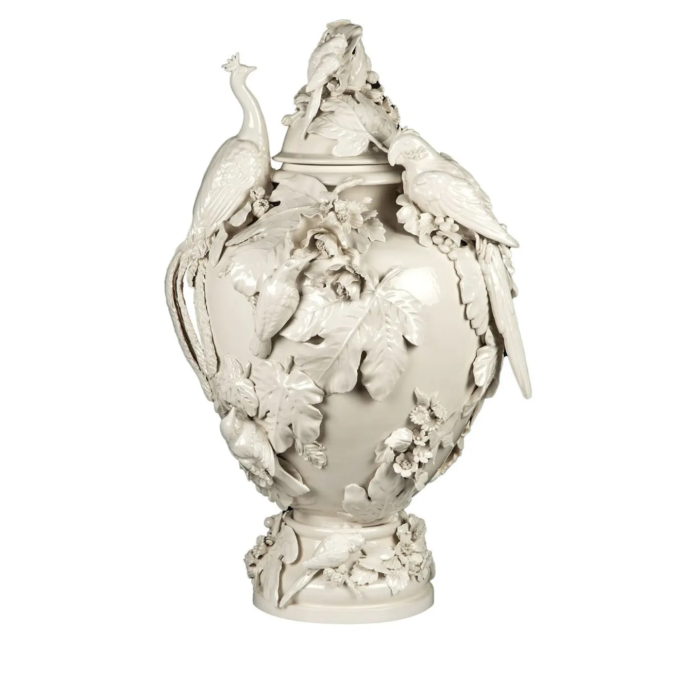 Potiche Caserta Floral Beige di Antonio Fullin