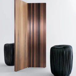 Pouf alto Drapè di Bartoli Design