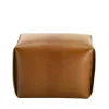 Pouf Bao in cuoio naturale di Viola Tonucci