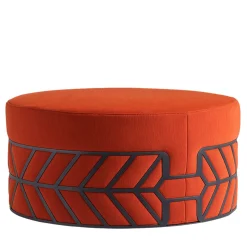 Pouf Belte Orange di Elena Salmistraro