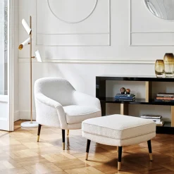 Pouf Bernadette Bianco