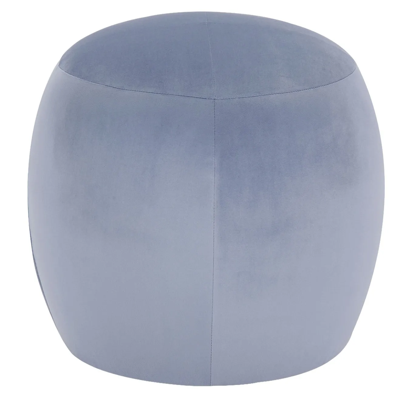 Pouf Billie D48 rotondo azzurro