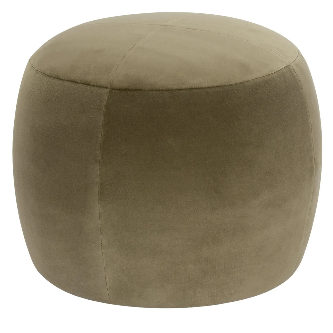 Pouf Billie D55 rotondo marrone