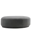 Pouf Bordone rotondo grigio
