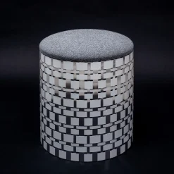 Pouf Caeta grigio