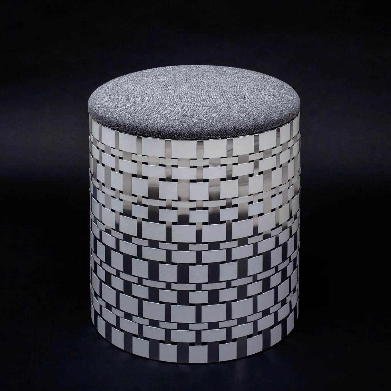 Pouf Caeta grigio