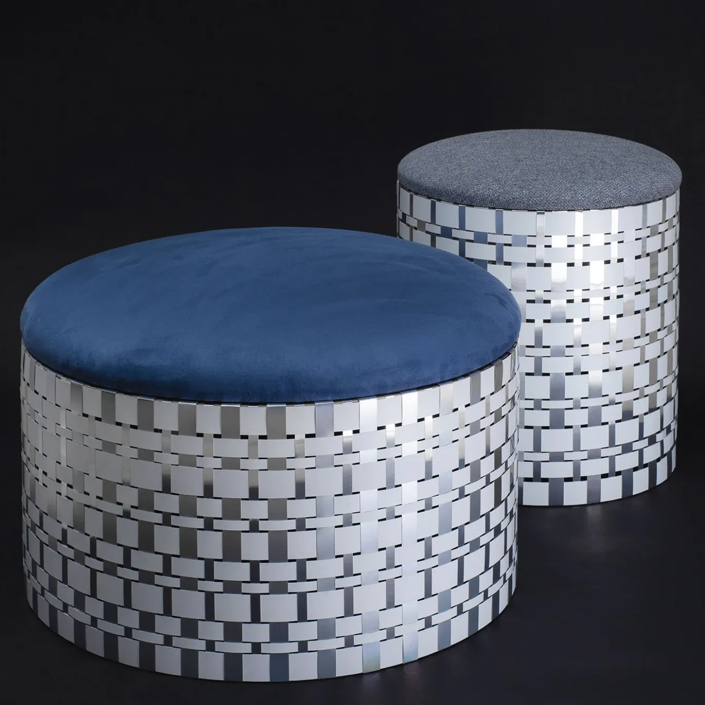 Pouf Campo Blue
