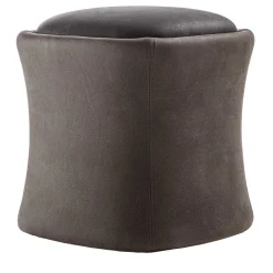 Pouf Caro bicolore marrone