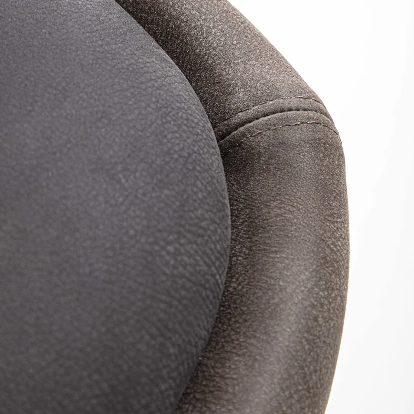 Pouf Caro bicolore marrone