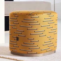 Pouf Ciro Yellow di Ciarmoli Queda Studio