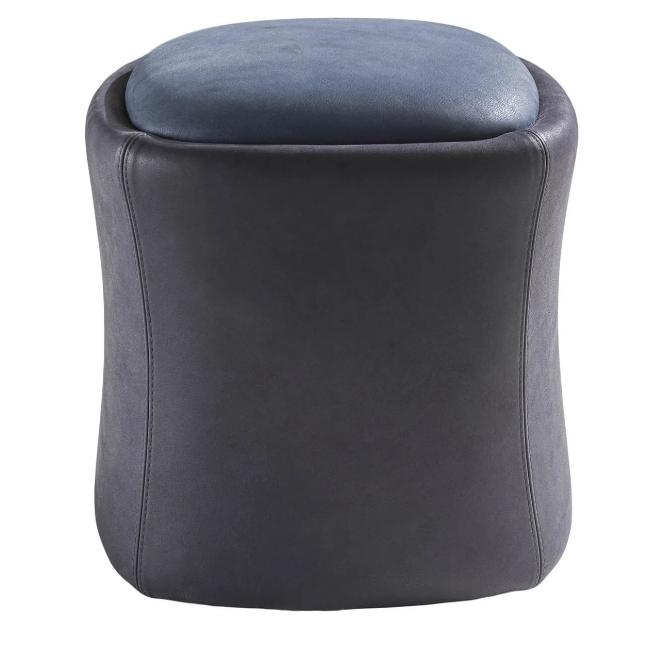 Pouf Dear bicolore blu