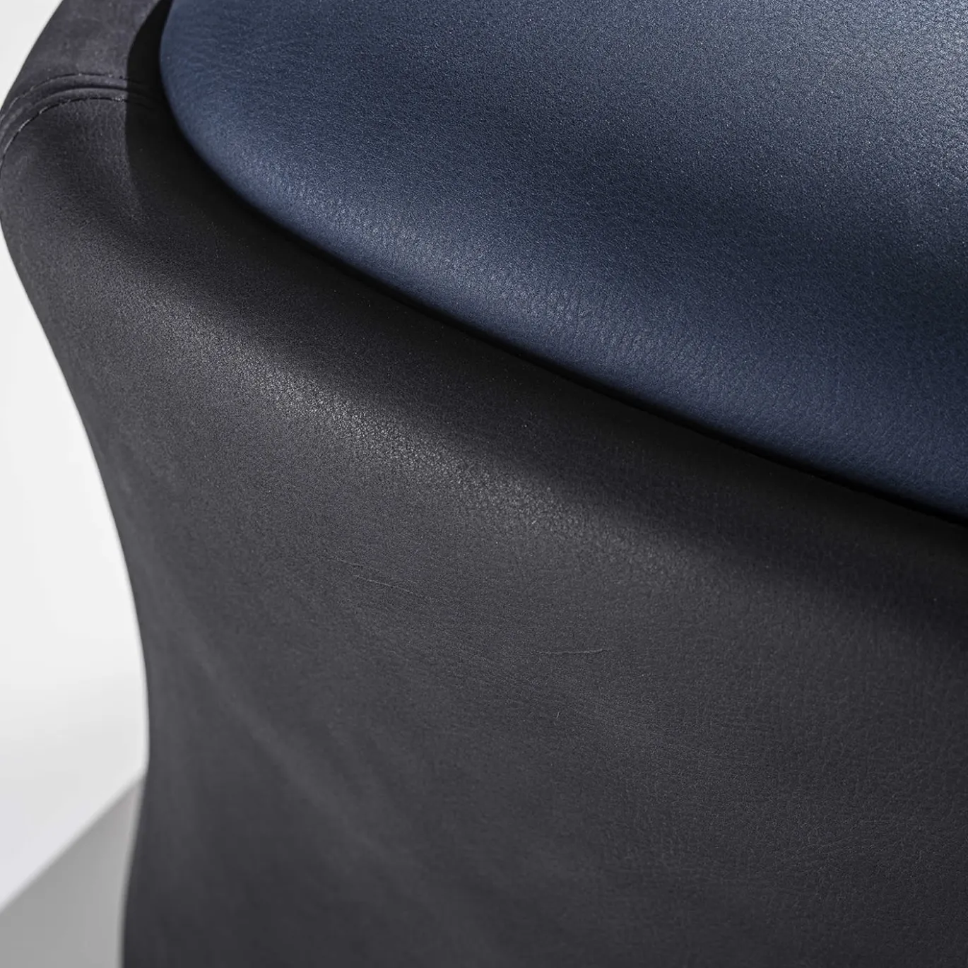 Pouf Dear bicolore blu